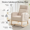 Nursing Rocking Chair Nursery Glider Rocker Armchair for Living Room
