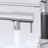 Modern Mono Pull Out Kitchen Mixer Tap Dual Spout Spray Single Lever Chrome