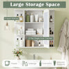 Modern Wall Mounted Medicine Cabinet w/3 Internal Shelves