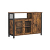 Large Industrial Glass Fronted Sideboard Storage Buffet Cabinet Kitchen Cupboard