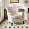 Upholstered Wing Back Armchair Chesterfield Sofa Fireside Wing Back Chair UK