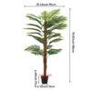 Large Artificial 180cm 6ft Areca Palm Tree Home Office Conservatory Potted Plant