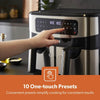 Double Basket Air Fryer Oven Digital Cooker 9L Timer Oil Free Frying 2600W