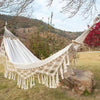 Boho Camping Hammock Outdoor Travel Double Person Hanging Hammock Rocking Bed UK