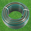 GARDEN HOSE PIPE REEL REINFORCED OUTDOOR HOSEPIPE GREEN 15M 20M 25M 30M 50M