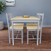 Solid Wooden Dining Table and 2 4 Chairs Set Home Kitchen Furniture