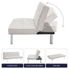 Cream Sofa Bed 3 Seater Click Clack - Britney