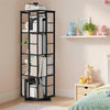 4-Tier Rotating Bookshelf, Bookshelf Tower, Freestanding Book Storage Rack