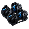 Adjustable Dumbbell 40kg Set Pair Hand Weight Dumbbell Home Gym Fitness Exercise
