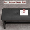Dining Table Set for 4 w/ 2 Upholstered Benches, Space Saving Kitchen Table Set