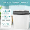 8.5KG Twin Tub Portable Clothes Washing Machine Mini Laundry Washer Spin Dryer