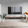 Floating TV Unit Wall Mounted Media Console Cabinet Storage Shelf