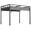 Pergola Steel Frame 3x2M PE Canopy Adjust Shade Pergola Shelter Backyard Grey
