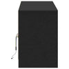 TV Cabinet with Black 139.5x34x50 Engineered Wood H6J1