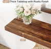 Console Table with Storage, Entryway Sofa Table with Circle Base for Hallway