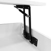 LED Coffee Table With Lift Top and Storage Drawers Living Room Furniture White