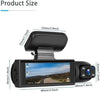 Car Dash Cam Video Recorder Camera Dual lens 1080P with 64GB SD Card