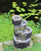 Garden Water Feature Fountain LED Lights Indoor Outdoor Statues Ornament Cascade