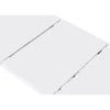 Belmonte High Gloss Extending Dining Table Large In White