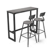 Outdoor Garden Table Patio Restaurant Cafe Bar Bistro Furniture High Stools Set