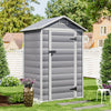 16x8 12x8 8x8FT Plastic Garden Tool Storage Shed Outdoor Lockable Bike Bin House