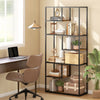 6 Tier Storage Shelves, Free Standing Book Shelf for Study, Living Room