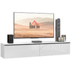 Floating TV Unit Stand Wall Mount Media Console w/ Storage Cupboards Refurbished