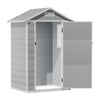 4ft X 3ft Plastic Outdoor Garden Storage Shed Bin Shed Lockable Bike Tools House