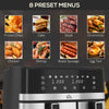 Dual Air Fryer, 8.5L Double Air Fryer with 8 Presets, Smart Finish, 2700W