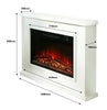 Electric Fireplace with Surround, LED Flame & Mood Light – Endeavour Harwood