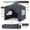 ® Pop Up 3x3m Heavy Duty Waterproof Commercial Grade MarketStall