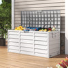 Large Outdoor Storage Box Garden Patio Plastic Chest Lid Container Multibox Shed