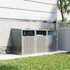 Triple Wheelie Bin Storage Metal Store Cover Garden Rubbish Dustbin Shed Storage