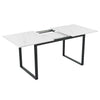Dining Table & Chairs Set 4 Kitchen Table & Velvet Padded Chairs for Dining Room