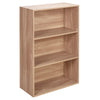 5 Tier Wooden Free Standing Display Cabinet Bookcase Wide Shelves Drawer Storage
