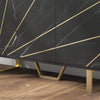 Sideboard Storage Cabinet, Modern Storage Cupboard with Adjustable Shelves and M