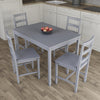 Solid Wooden Dining Table and 2 4 Chairs Set Home Kitchen Furniture