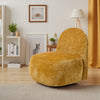 Swivel Accent Chair Chenille Armchair Padded Seat Bedroom 360° Revolving Chairs