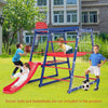 7 In 1 Kids Climbing Toys Heavy Duty Metal Jungle Gym Set Outdoor Playground