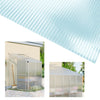 14Pcs Clear Polycarbonate Roofing Sheets Twinwall Panels Greenhouse Sheet 4mm