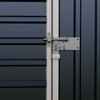 3-10FT Galvanised Garden Storage Shed Outdoor Apex /Pent Roof Log Tool House Box