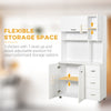 Freestanding Kitchen Storage Cabinet w/ Cupboard Cabinets Drawers Handles Shelf