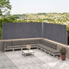 PVC Garden Screening Roll Fence Privacy Border Panel Bamboo Effect Fencing Cover