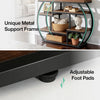 39.4" Industrial Console Table Narrow Entryway Sofa Table with Storage Shelves