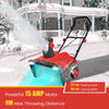 Snow Clearing Machine Electric Walk-behind Snow Blower-Red