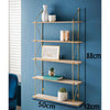 5 Tier Metal Wire Wall Floating Shelves Decoration Storage Shelf Living Room