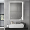 LED Bathroom Mirror with 3 Mode Lights Demister Illuminate Touch Sensor Anti-fog