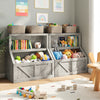 Kids Storage Bookshelf Wooden Unit Children's Toy Shelves Organiser