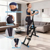 Vertical Climber Stair Stepper Machine with LCD Monitor For Home Gym Exercise ~