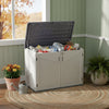 975 Litre Outdoor Storage Box Garden Patio Plastic Chest Lid Container Multibox